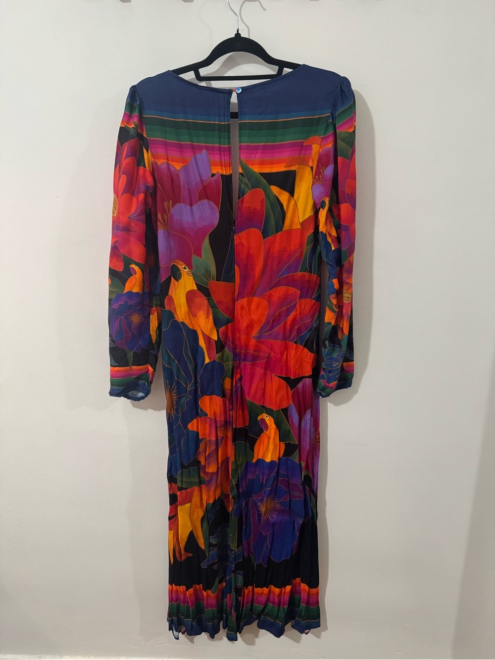 FARM Rio Twist-Front Floral Maxi Dress - Orange, Pink, Purple, Blue - Picture 2 of 4